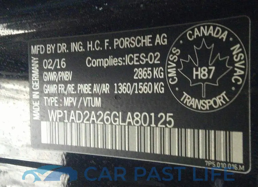 WP1AD2A26GLA80125# 9