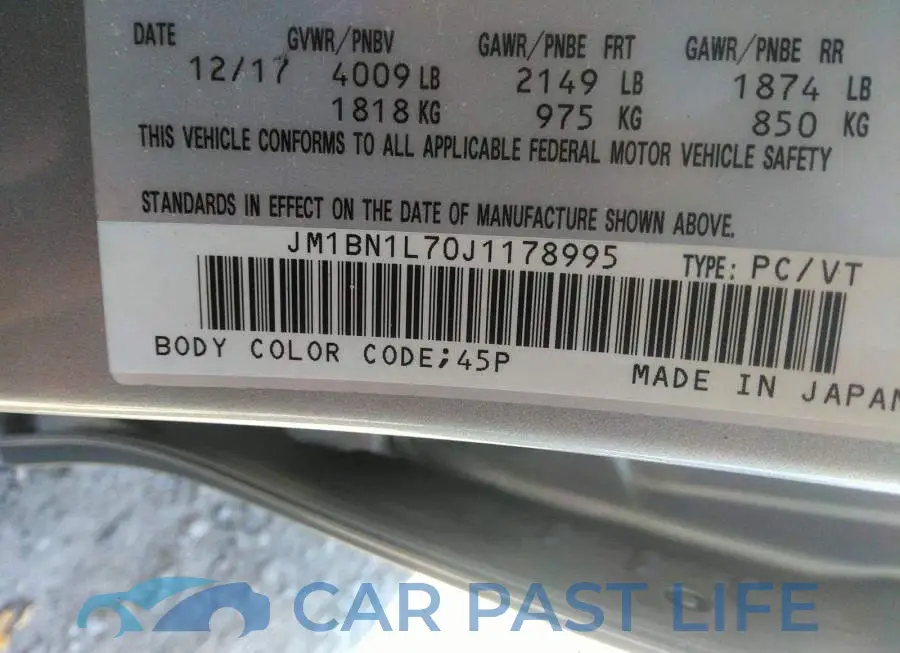 JM1BN1L70J1178995# 9