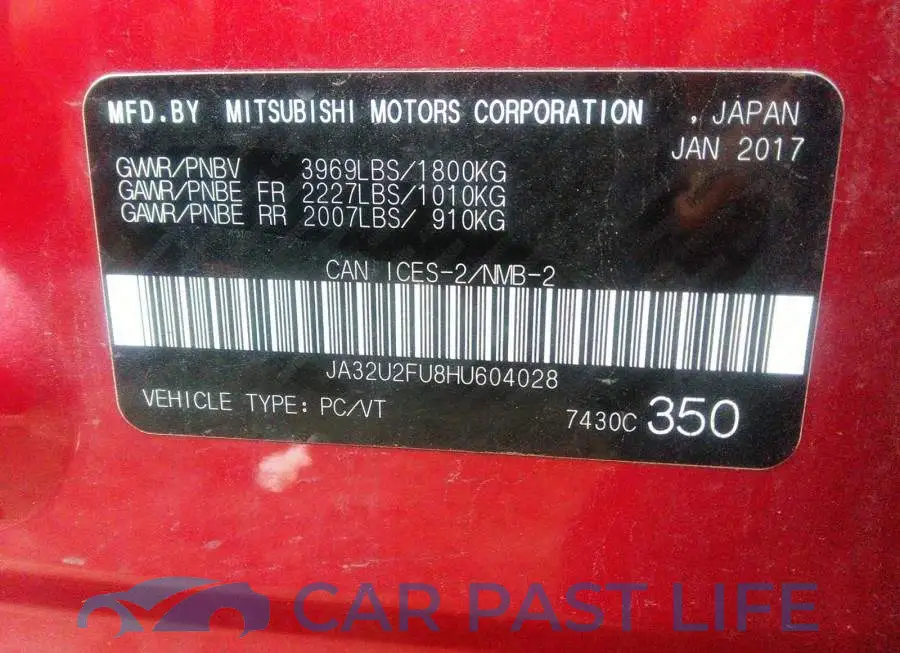 JA32U2FU8HU604028# 9