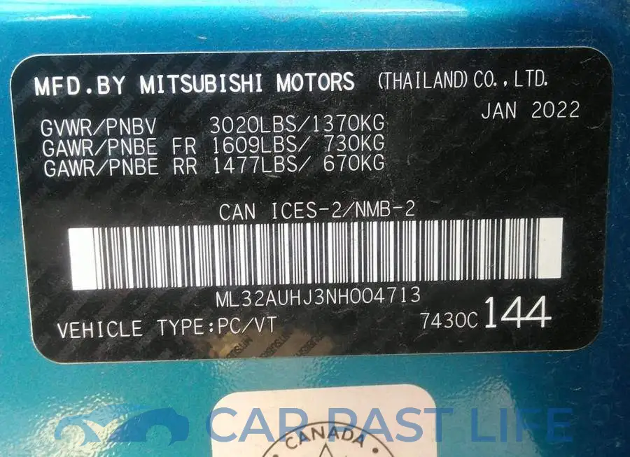 ML32AUHJ3NH004713# 9