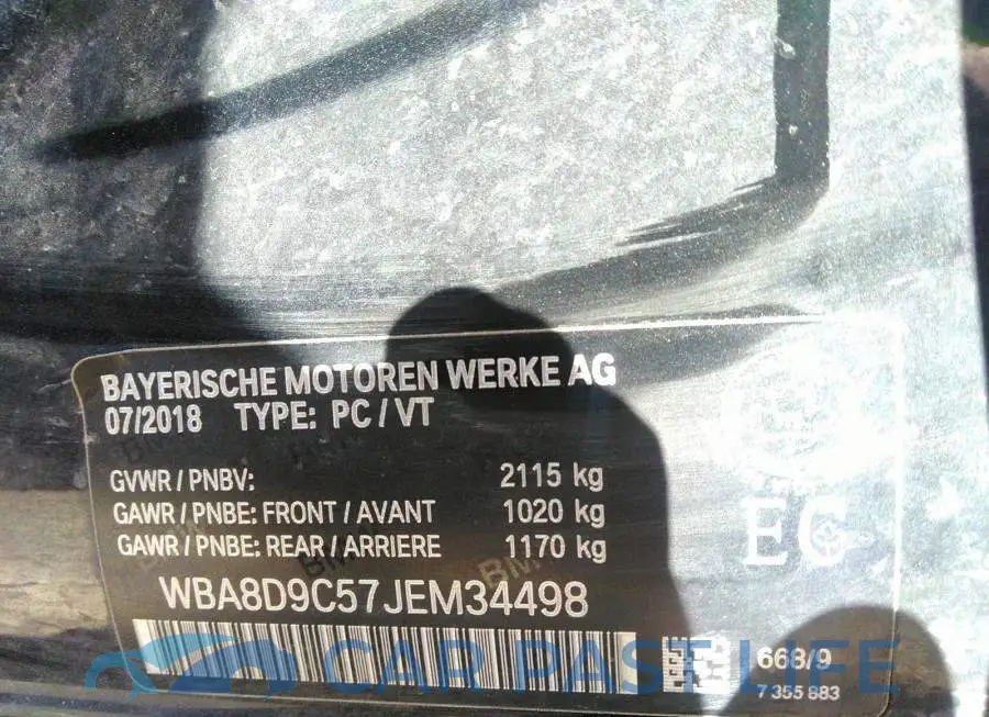 WBA8D9C57JEM34498# 9