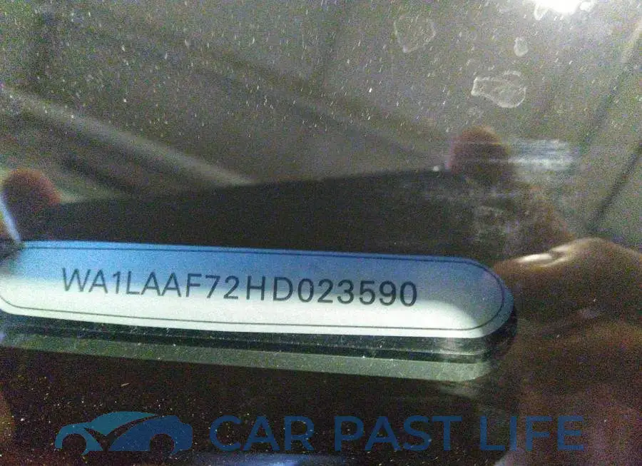 WA1LAAF72HD023590# 9