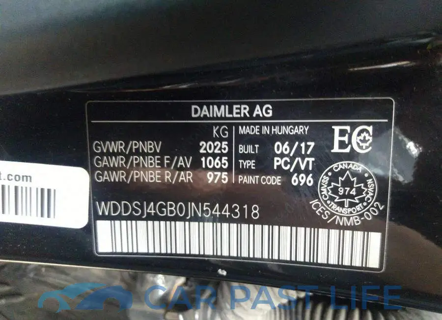 WDDSJ4GB0JN544318# 9