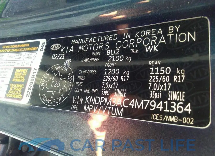 KNDPM3AC4M7941364# 9