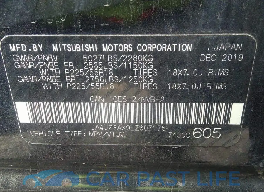 JA4JZ3AX9LZ607175# 9