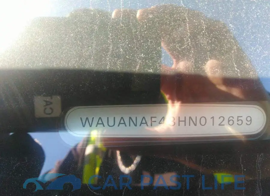 WAUANAF43HN012659# 9