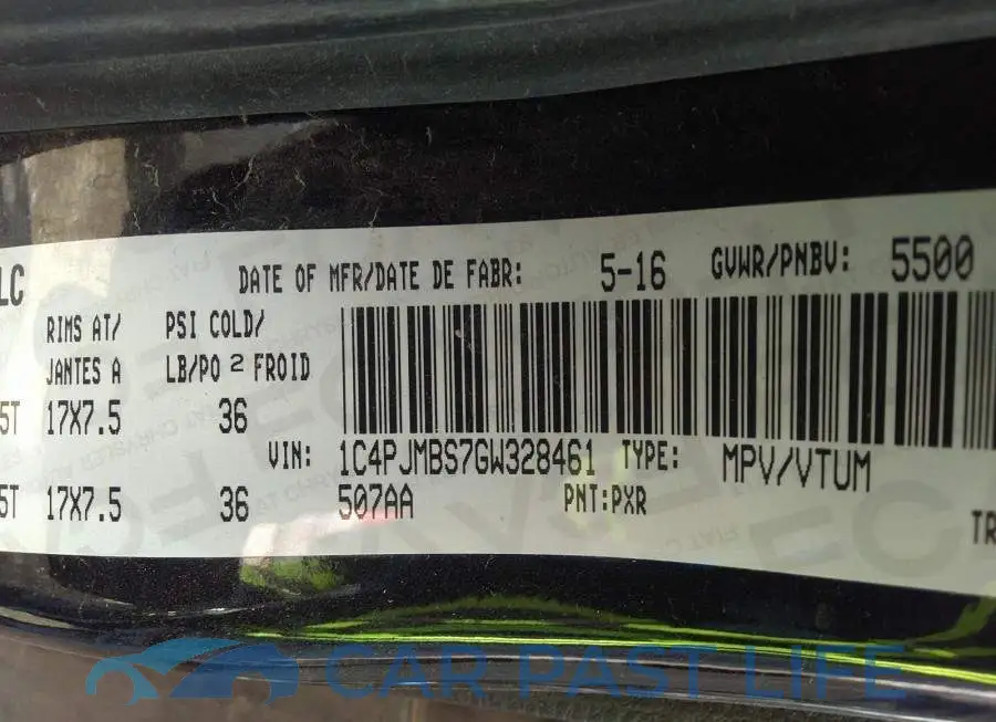 1C4PJMBS7GW328461# 9