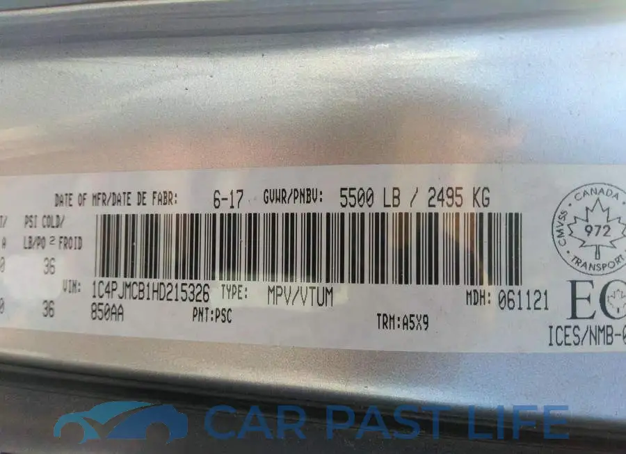 1C4PJMCB1HD215326# 9