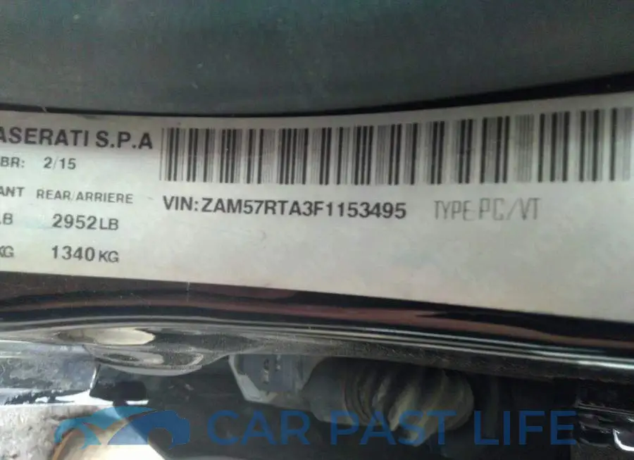 ZAM57RTA3F1153495# 9