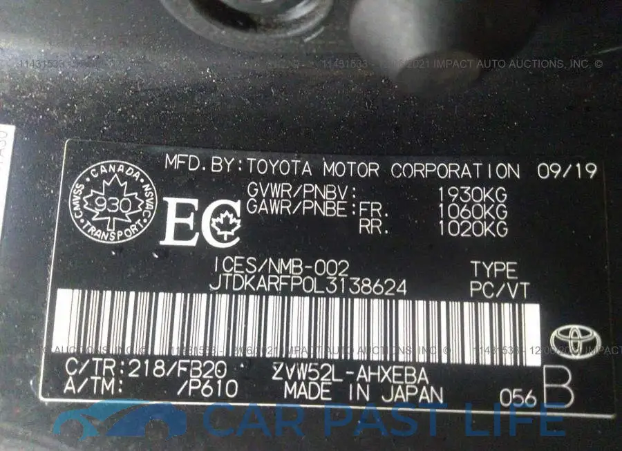 JTDKARFP0L3138624# 9