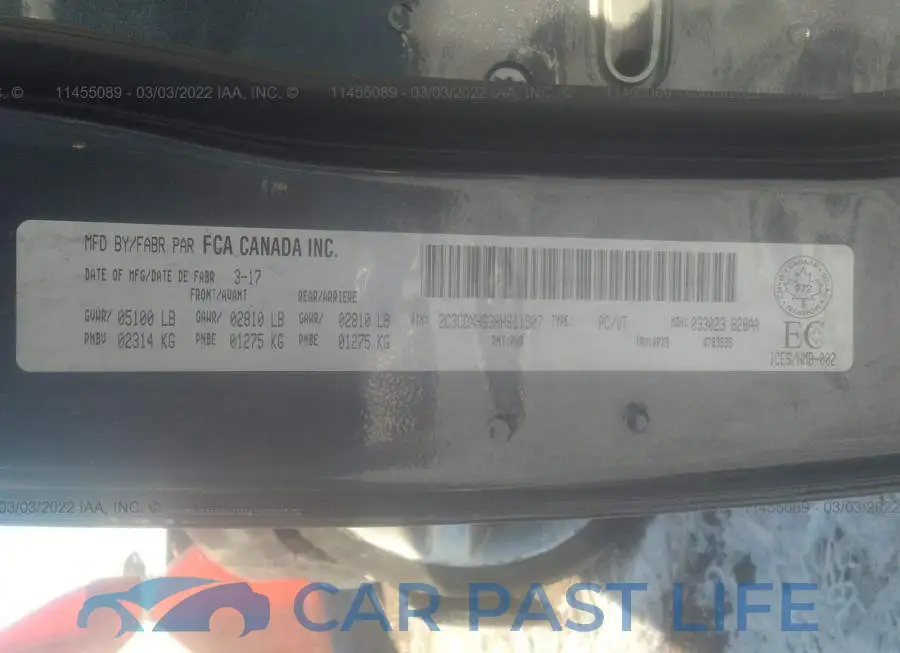 2C3CDXHG3HH611907# 9