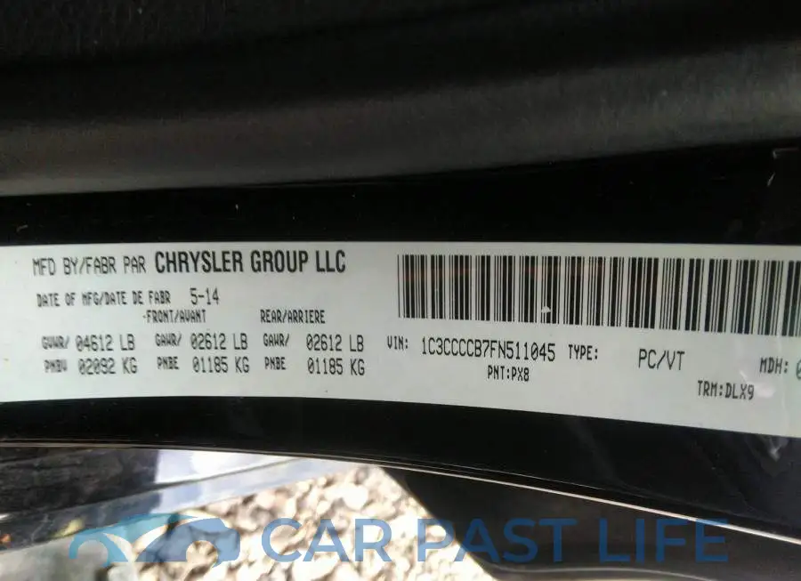 1C3CCCCB7FN511045# 9