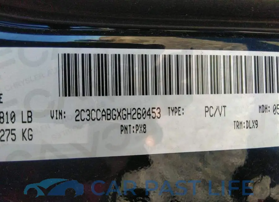 2C3CCABGXGH260453# 9