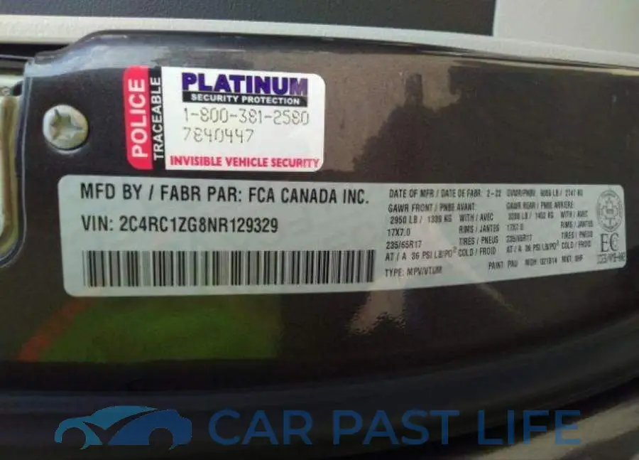 2C4RC1ZG8NR129329# 10