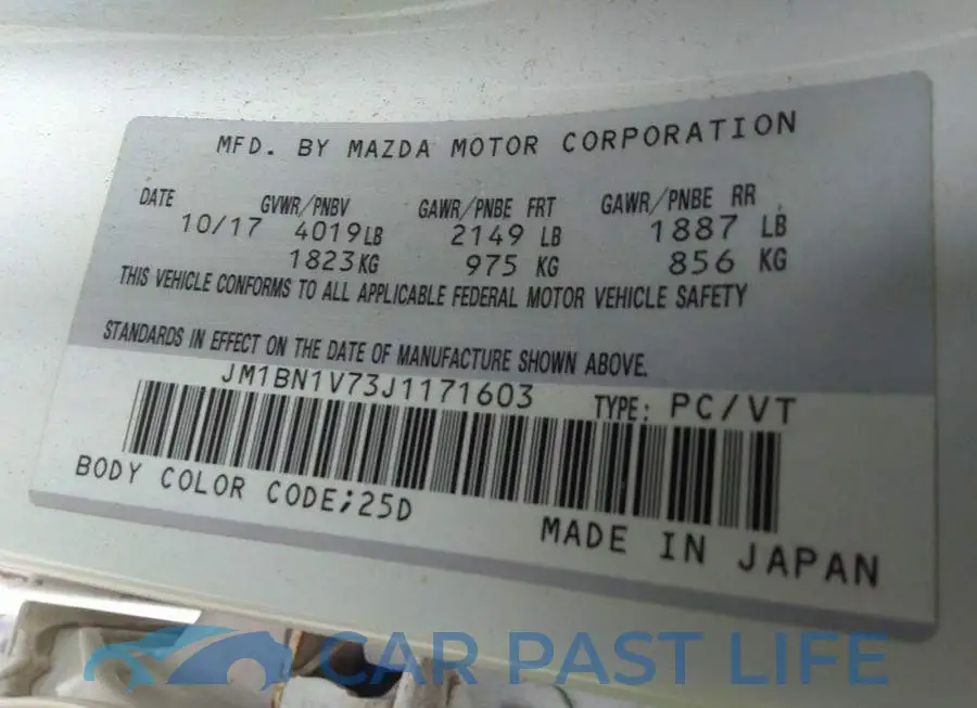 JM1BN1V73J1171603# 9