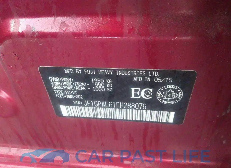 JF1GPAL61FH288076# 9