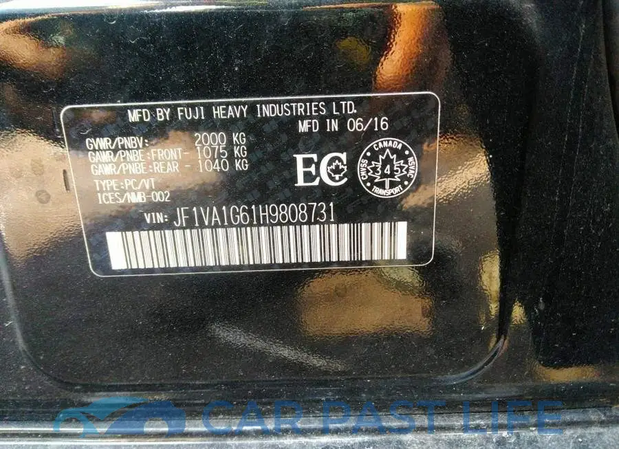 JF1VA1G61H9808731# 9