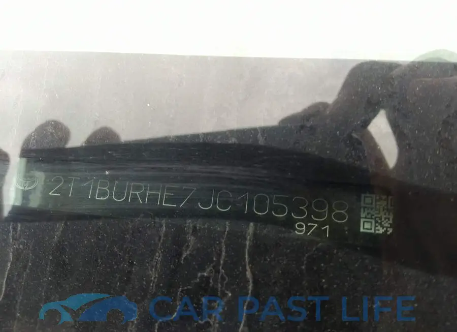 2T1BURHE7JC105398# 9