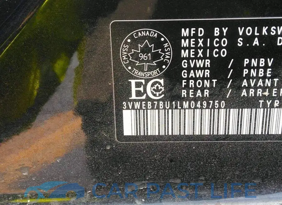 3VWEB7BU1LM049750# 9