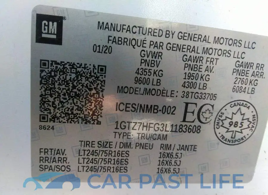 1GTZ7HFG3L1183608# 10