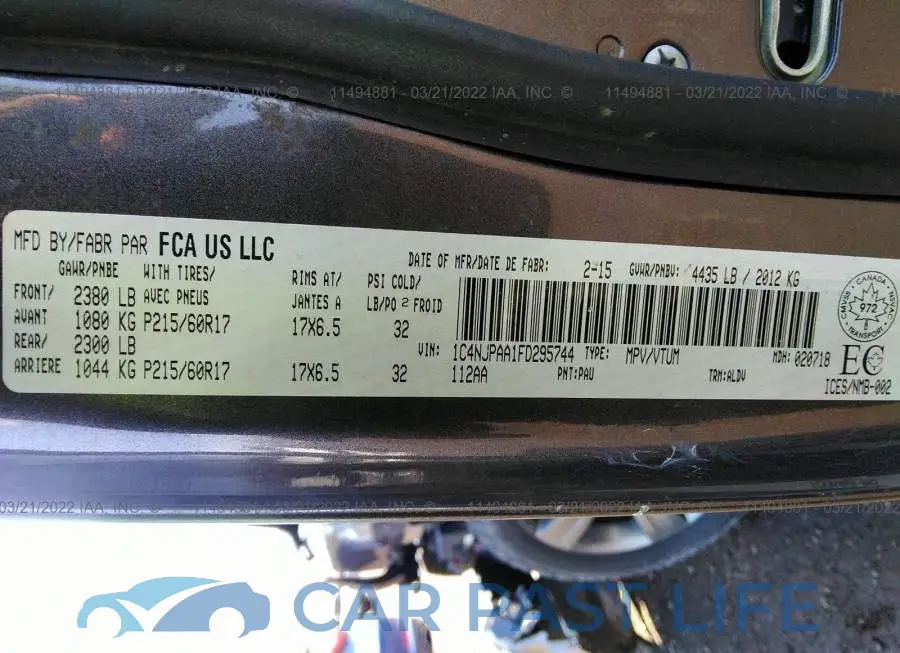 1C4NJPAA1FD295744# 9