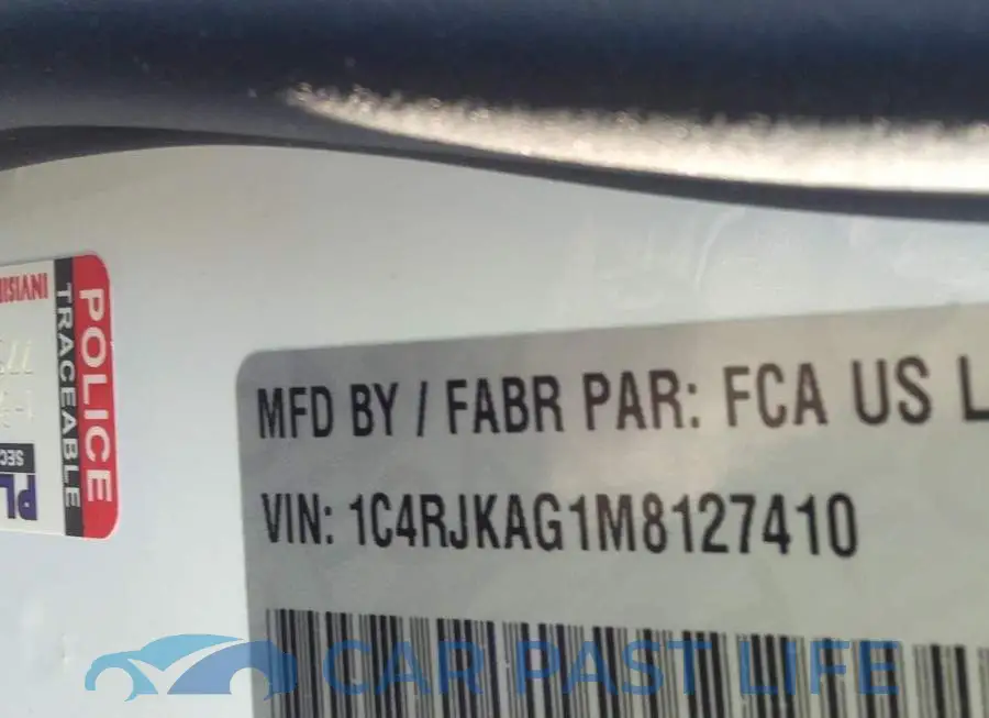 1C4RJKAG1M8127410# 9