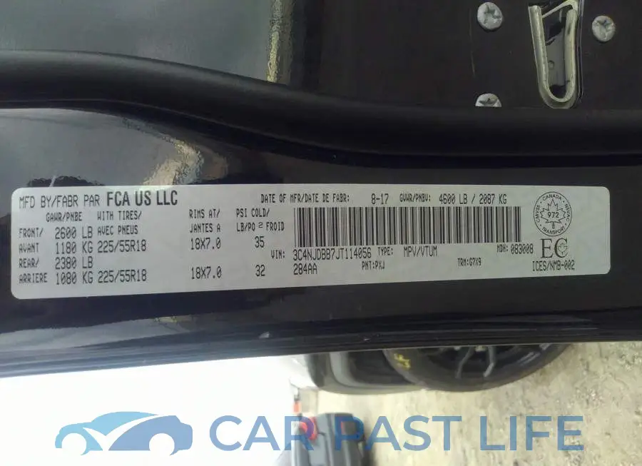 3C4NJDBB7JT114056# 9