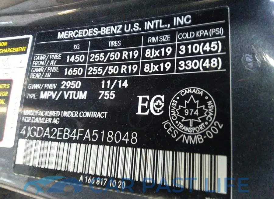 4JGDA2EB4FA518048# 9