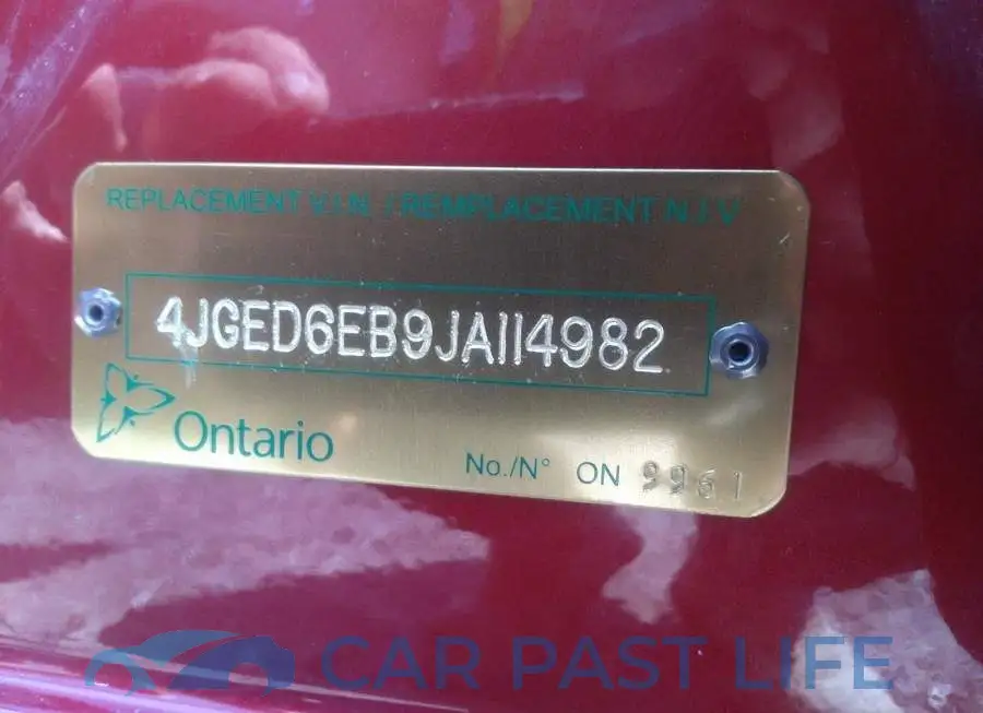 4JGED6EB9JA114982# 9