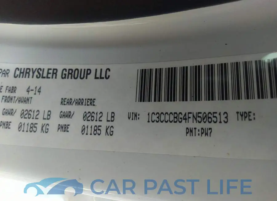 1C3CCCBG4FN506513# 9