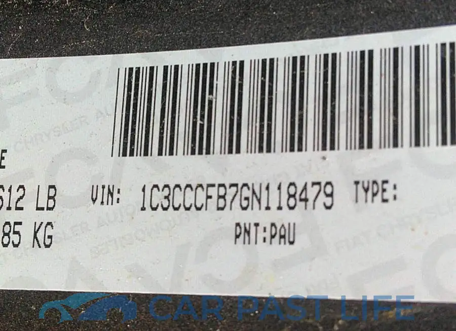 1C3CCCFB7GN118479# 9
