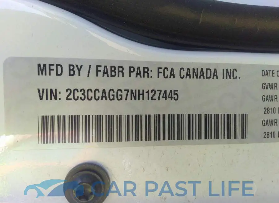 2C3CCAGG7NH127445# 9
