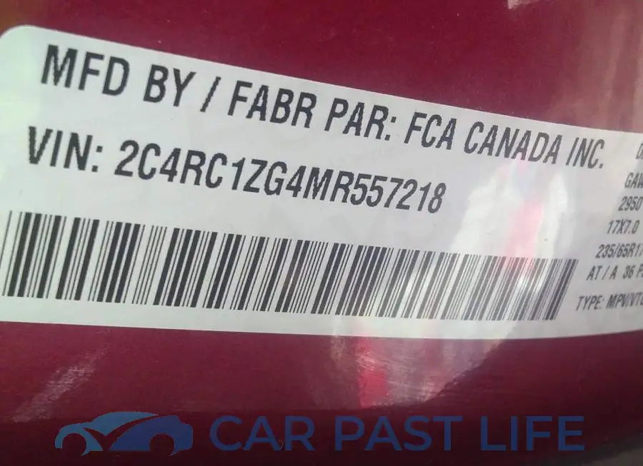 2C4RC1ZG4MR557218# 9