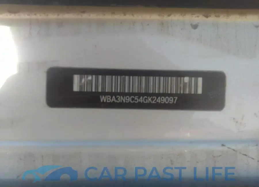 WBA3N9C54GK249097# 9