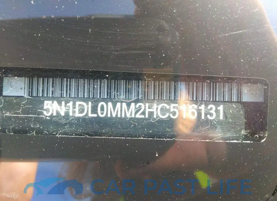 5N1DL0MM2HC516131# 9