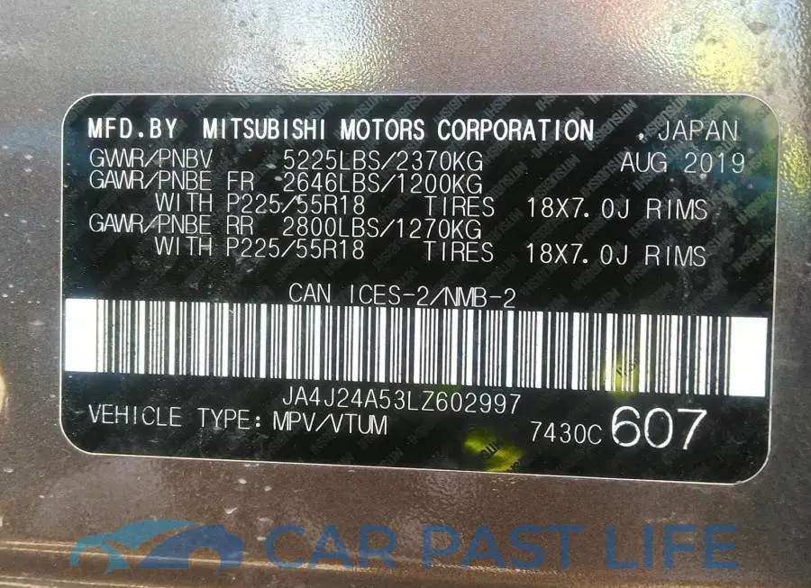 JA4J24A53LZ602997# 9