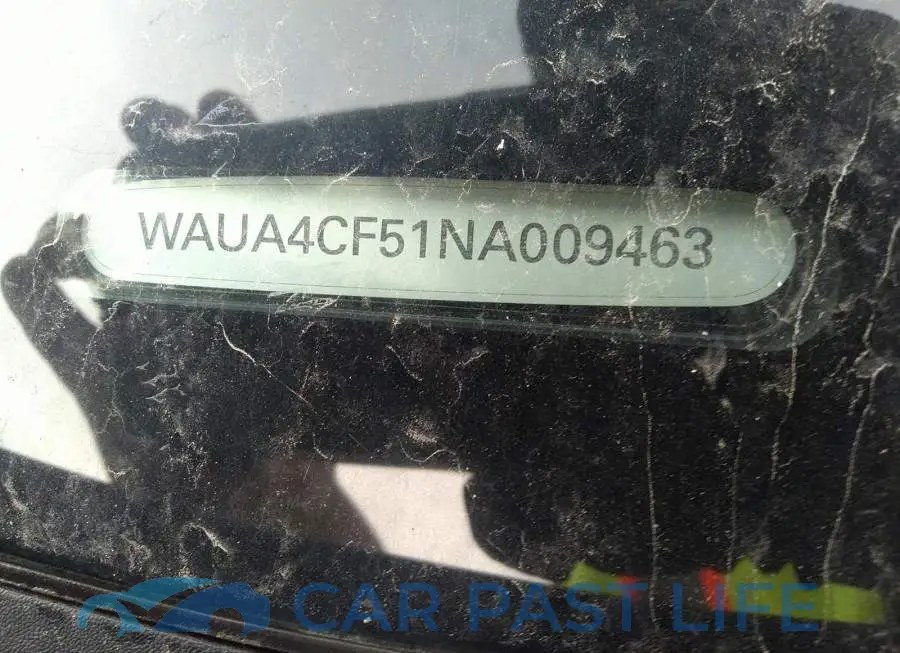 WAUA4CF51NA009463# 9