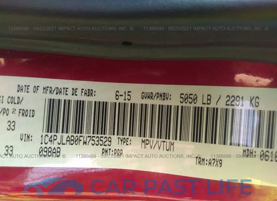 1C4PJLAB0FW753529# 9