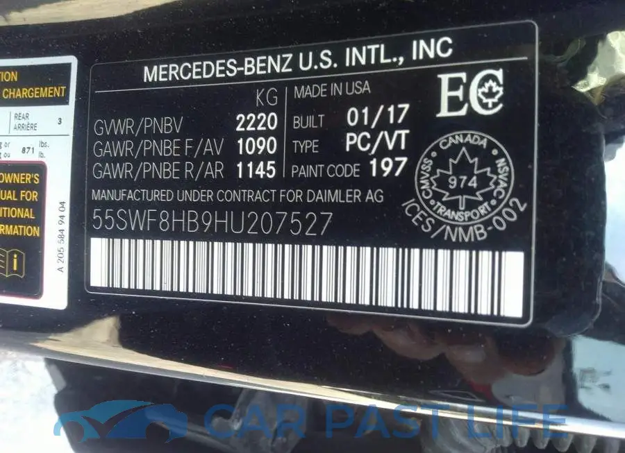 55SWF8HB9HU207527# 9