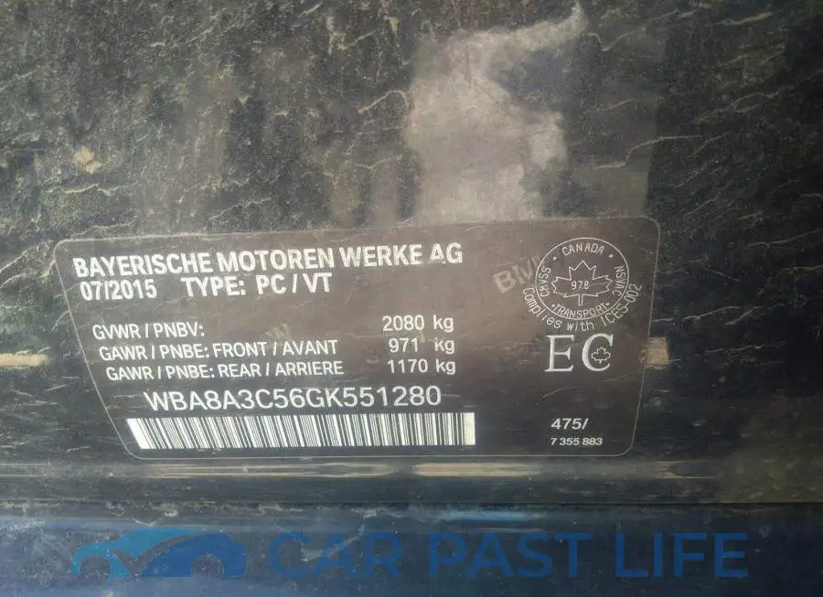 WBA8A3C56GK551280# 9