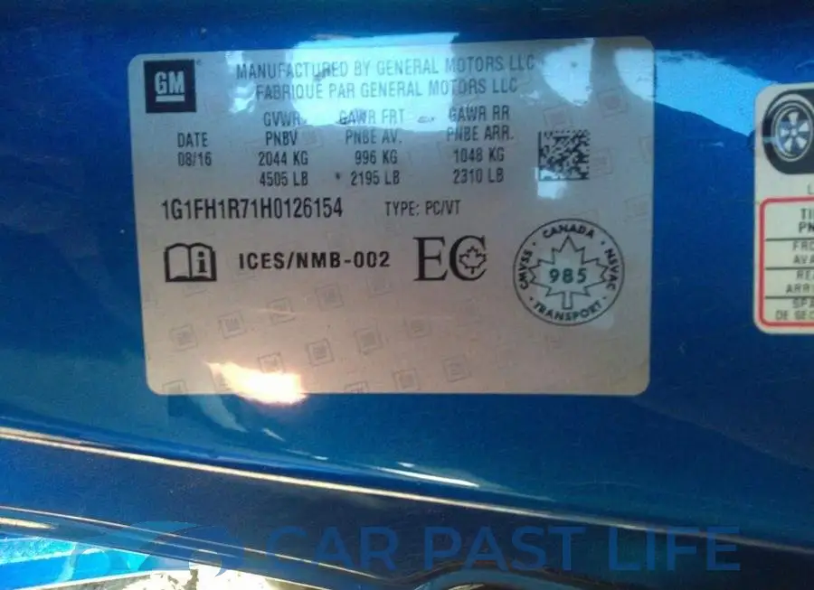 1G1FH1R71H0126154# 9
