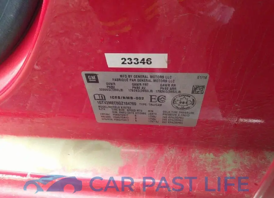 1GTV2MEC5GZ184769# 9