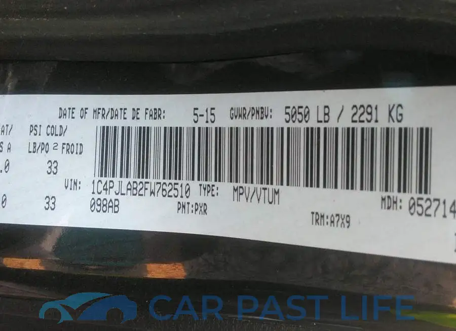 1C4PJLAB2FW762510# 9
