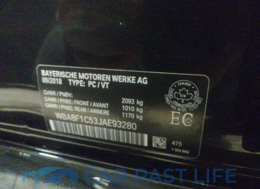 WBA8F1C53JAE93280# 9