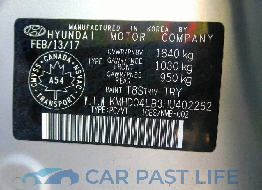 KMHD04LB3HU402262# 9