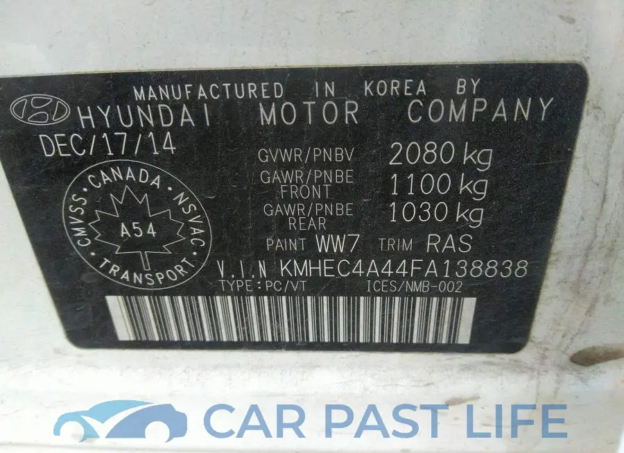 KMHEC4A44FA138838# 9