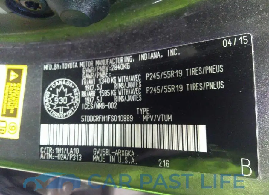 5TDDCRFH1FS010889# 9