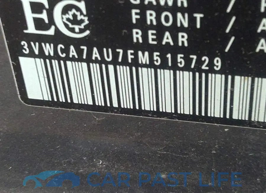 3VWCA7AU7FM515729# 9