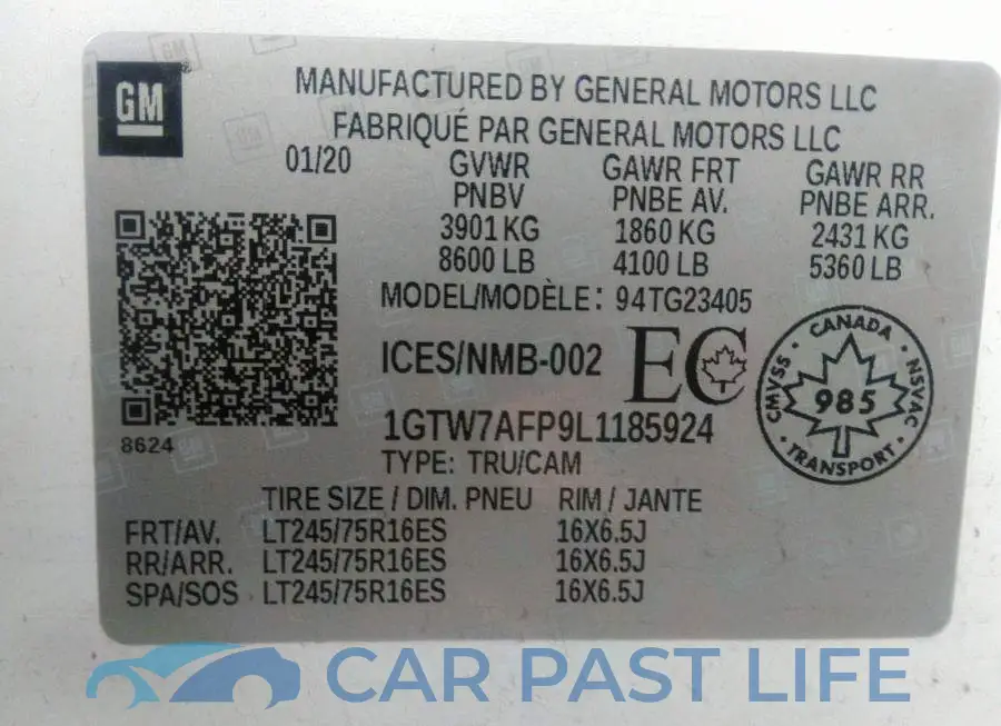 1GTW7AFP9L1185924# 9
