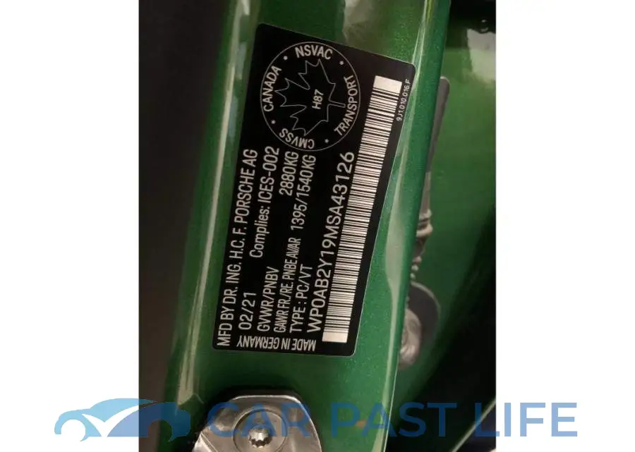 WP0AB2Y19MSA43126# 9